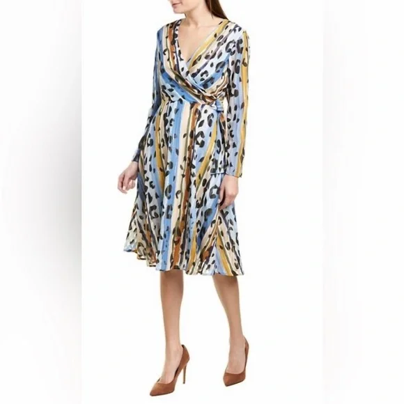 Hutch | Dresses | Hutch V Neck Printed Wrap Dress | Poshmark